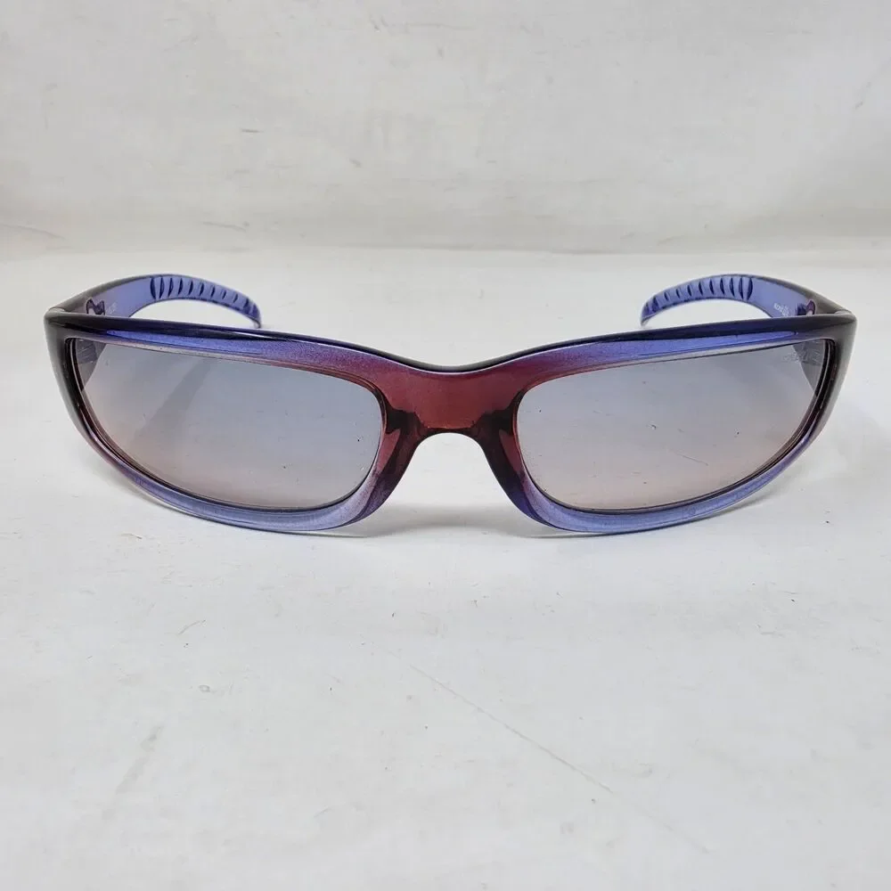Vtg Arnette Sunglasses Red and Blue Frames and Lenses 4009-116/2B Made In Italy